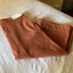 Pencil stretch cotton skirt 6-8 orange